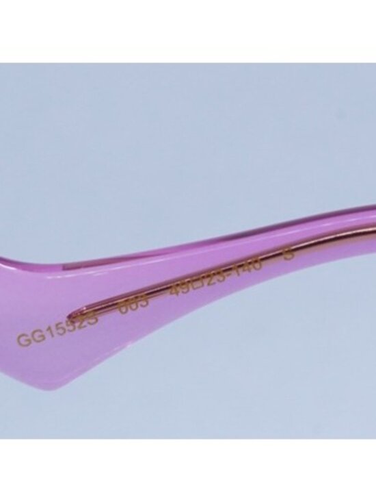 Gucci GG1552S 003 Women Sunglasses Magenta Frame, Orange to Violet Lenses main image 8